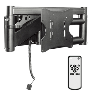 support mural tv orientable motorise